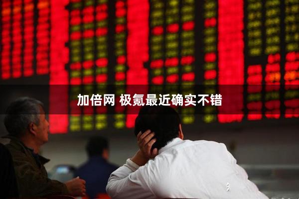 加倍网 极氪最近确实不错