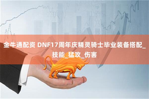 金牛通配资 DNF17周年庆精灵骑士毕业装备搭配_技能_猛攻_伤害
